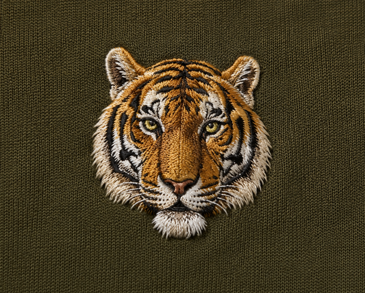 GREEN - BENGAL TIGER UNISEX TSHIRTS