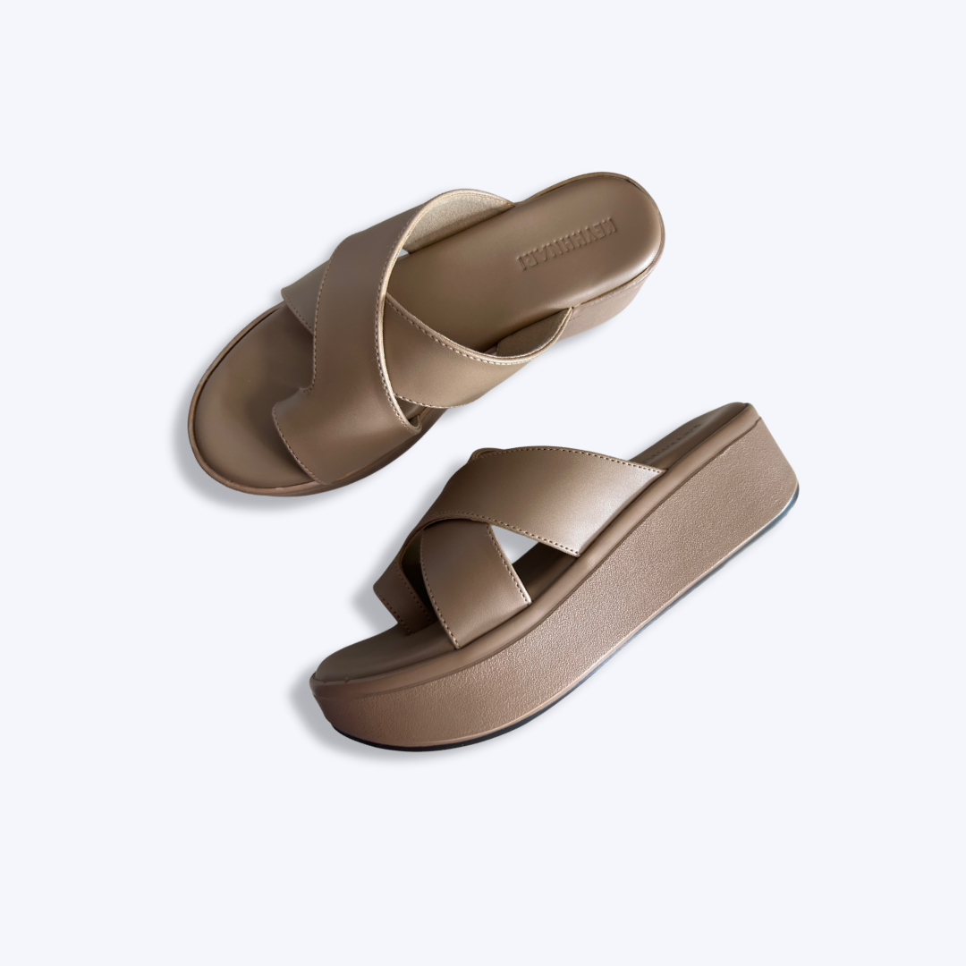 Mriduka Sandals - Light Brown