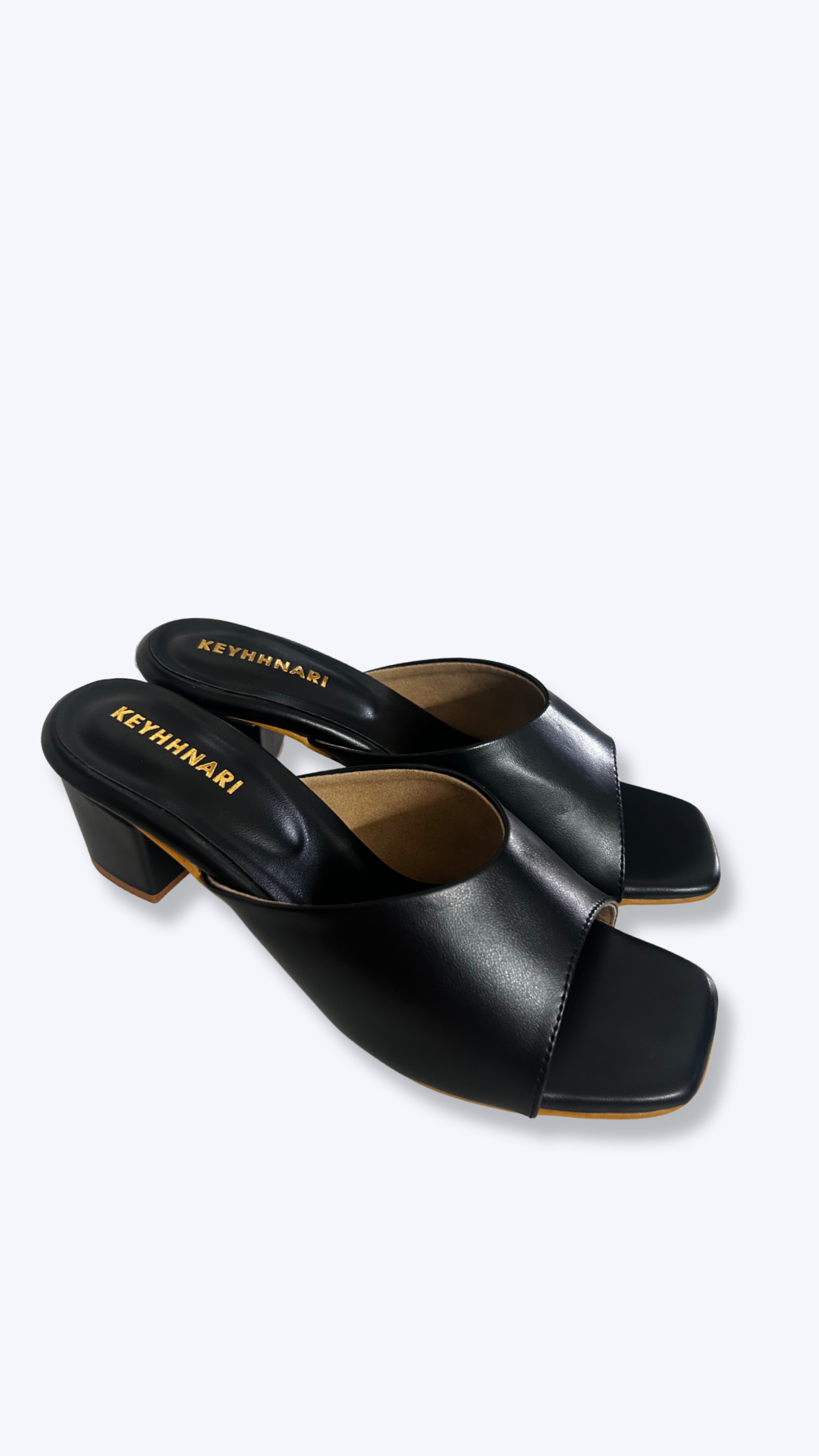 Daily Wear Block Heel Sandals - Black