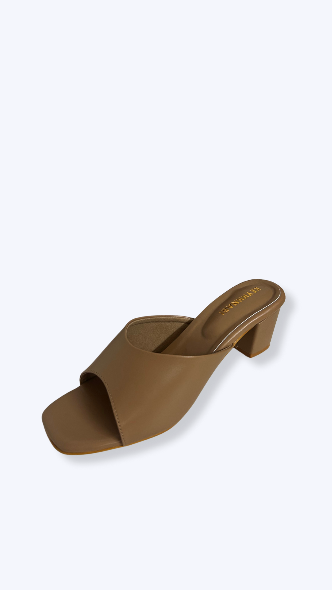 Daily Wear Block Heel Sandals - Light Brown