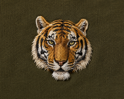 GREEN - BENGAL TIGER UNISEX TSHIRTS