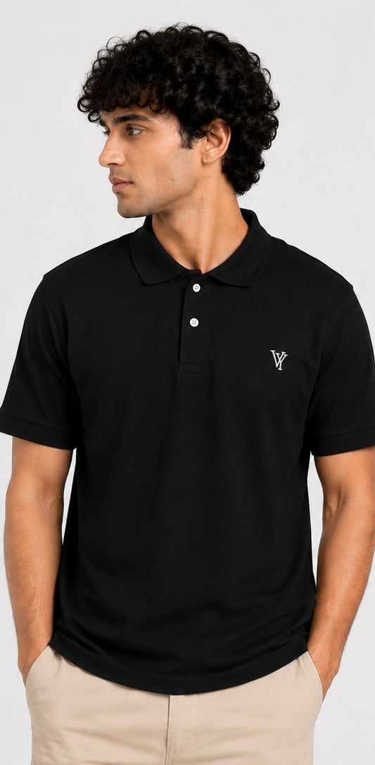 Black - Perfect Fit Polo
