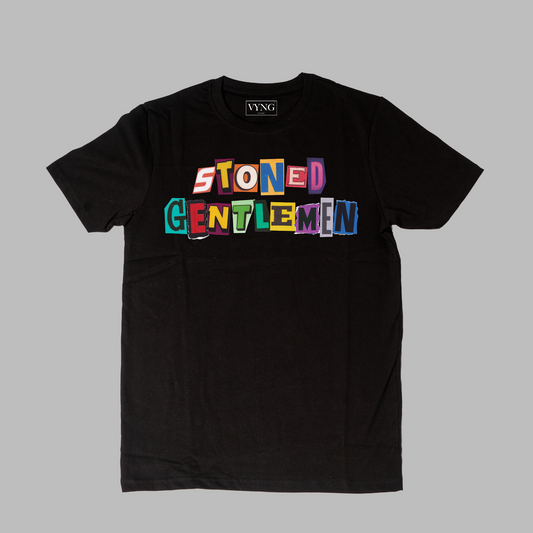 Black - Stoned Gentlemen Tee